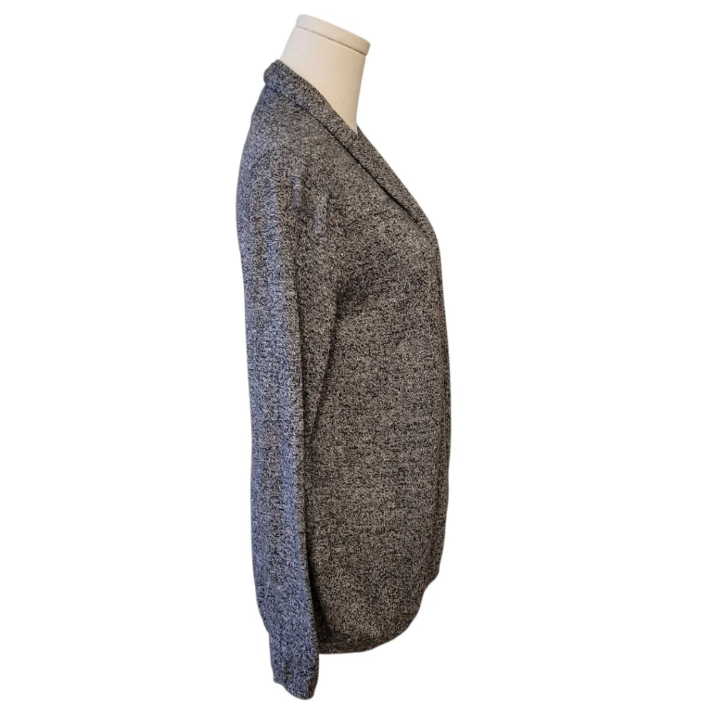 Express Black‎ & Gray Heathered Open Cardigan Sweater Size Medium